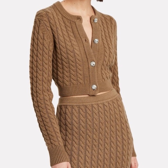 Ronny Kobo Collection Sweaters - Ronny Kobo cableknit cardigan sz S